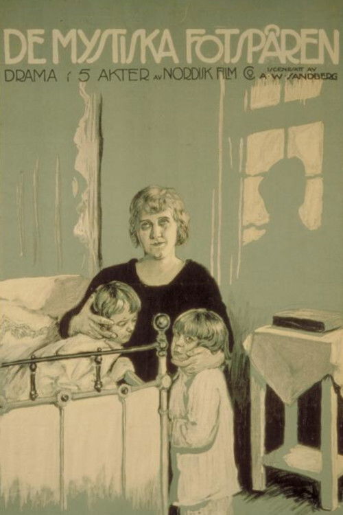 De mystiske fodspor (1918) poster
