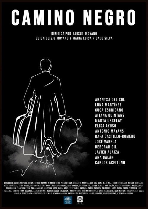 Camino negro poster