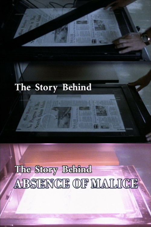 The Story Behind "Absence of Malice" (2001) poster