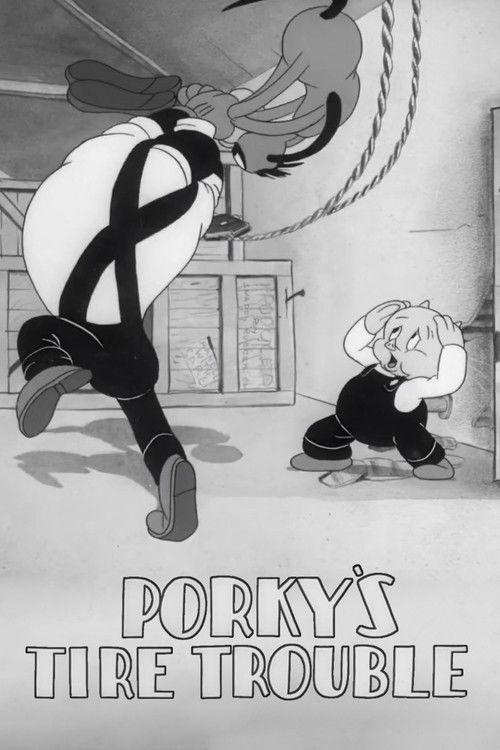 Porky's Tire Trouble (1939) poster
