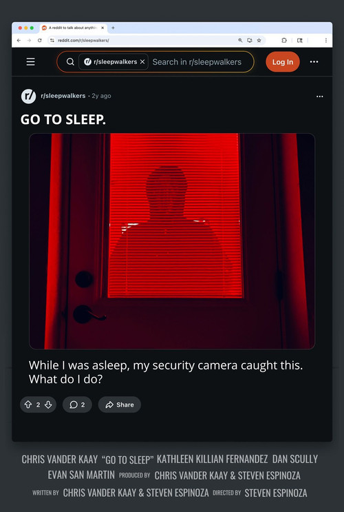 Go to Sleep (2026) poster