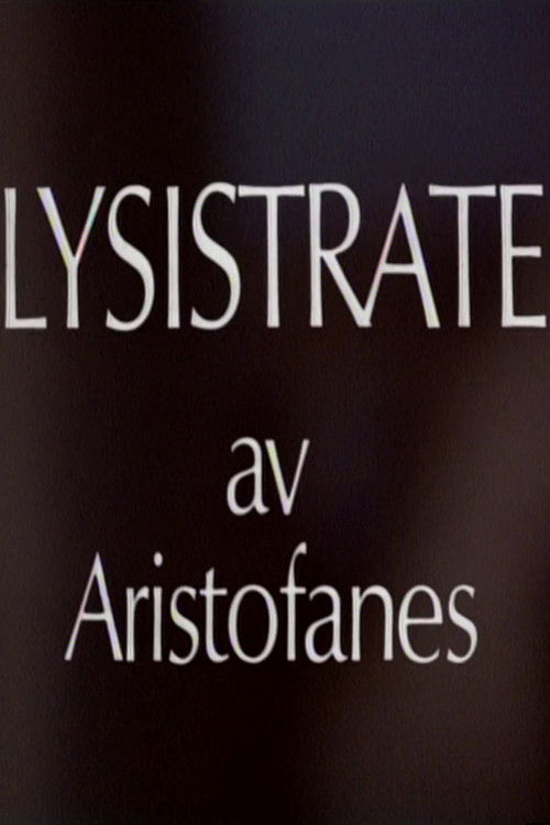 Lysistrate (1981) poster