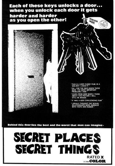 Secret Places, Secret Things (1971) poster