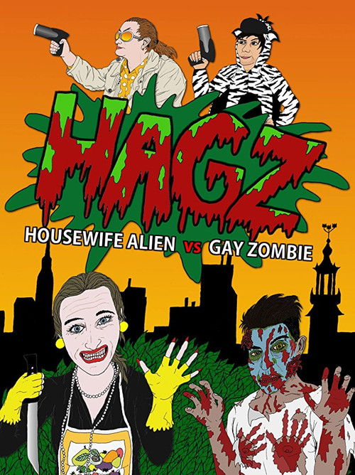 Housewife Alien vs. Gay Zombie (2017) poster