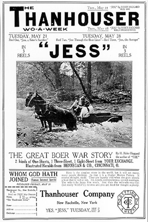 Jess (1912) poster