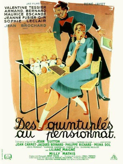 Des quintuplés au pensionnat (1953) poster