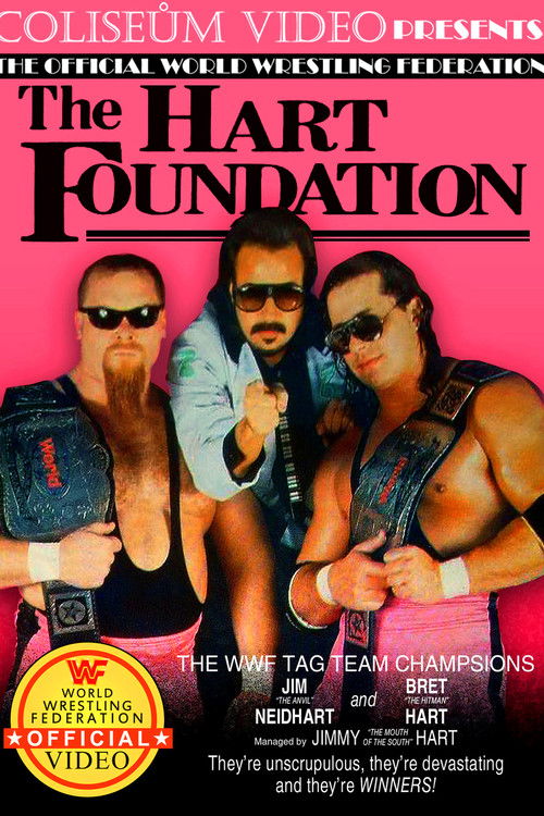 WWE The Hart Foundation (1987) poster