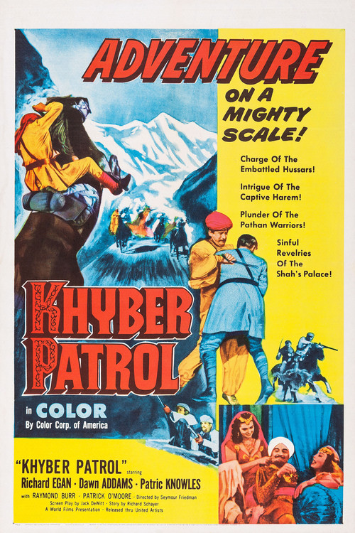 Khyber Patrol (1954) poster