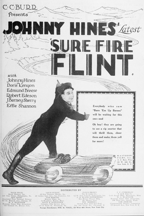 Sure-Fire Flint (1922) poster