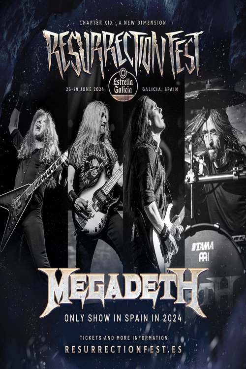 MEGADETH - Live at Resurrection Fest EG 2024 (2024) poster