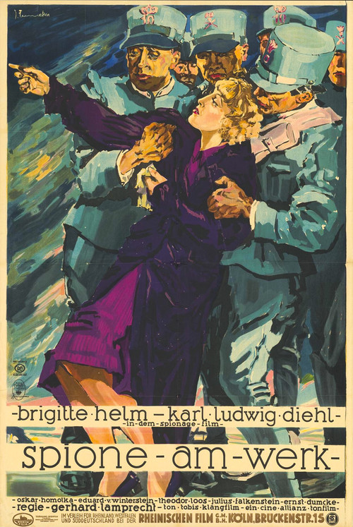 Spione am Werk (1933) poster