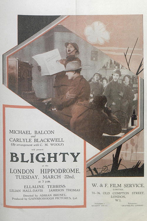 Blighty (1927) poster
