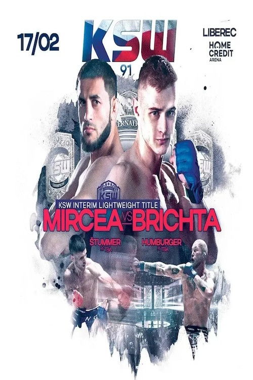 KSW 91: Mircea vs. Brichta (2024) poster