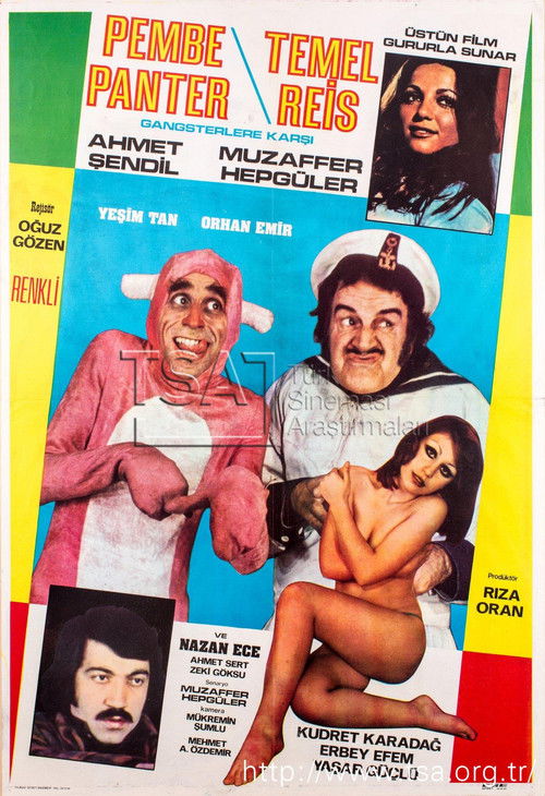Pembe Panter ve Temel Reis Gangsterlere Karşı (1975) poster