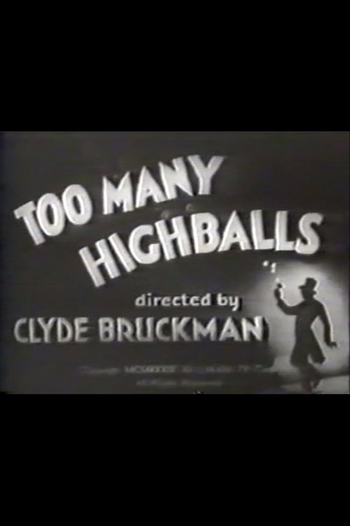 Too Many Highballs (1933) poster