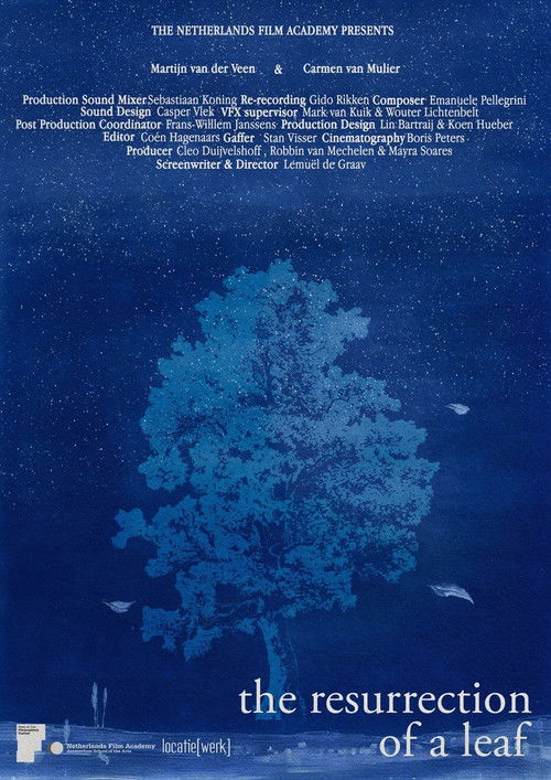 the resurrection of a leaf (2023) poster