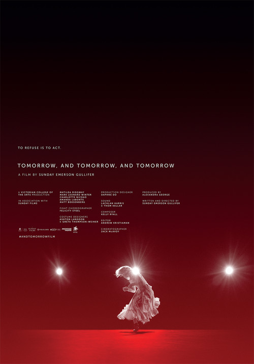 Tomorrow, and Tomorrow, and Tomorrow (2017) poster