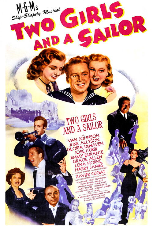 Two Girls and a Sailor (1944) poster