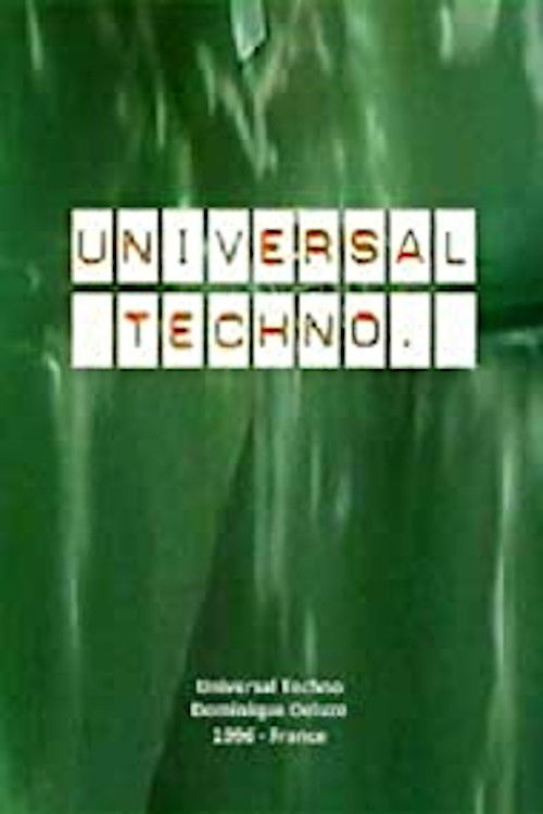 Universal Techno (1996) poster