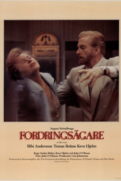 Fordringsägare (1988) poster