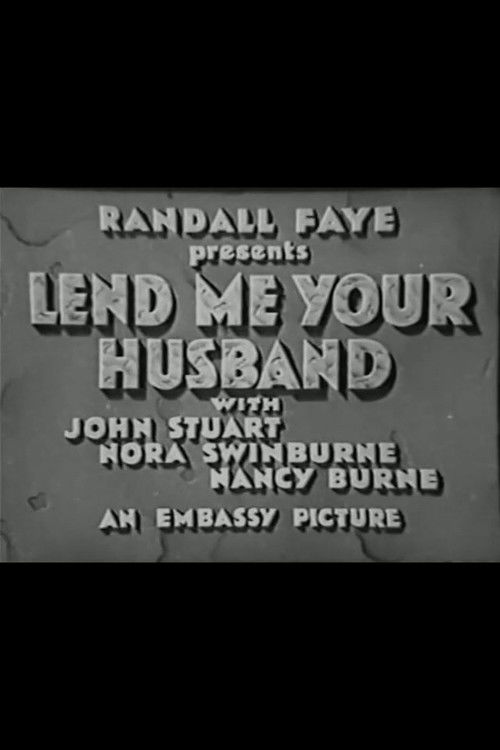 Lend Me Your Husband (1935) poster