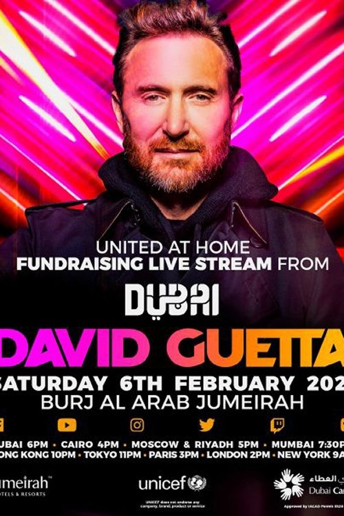David Guetta | United at Home - Fundraising Live from Burj Al Arab Jumeirah, Dubai (2021) poster