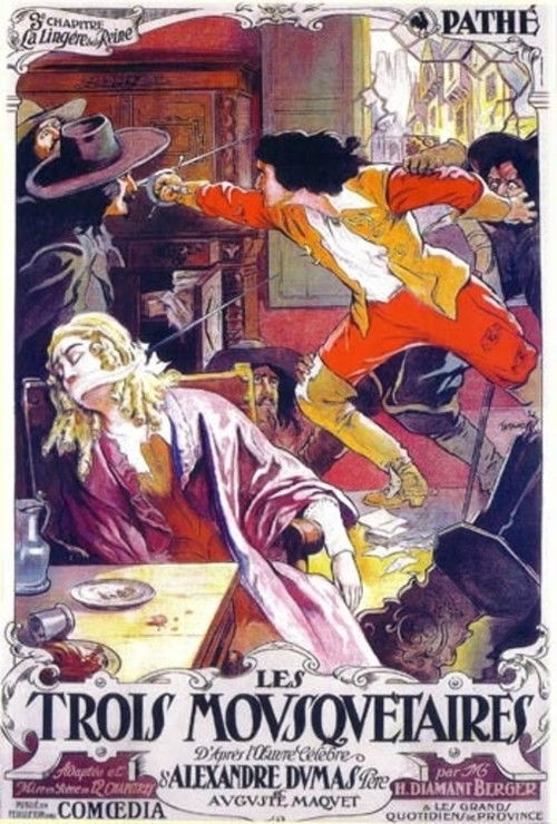 The Three Musketeers (1921) poster