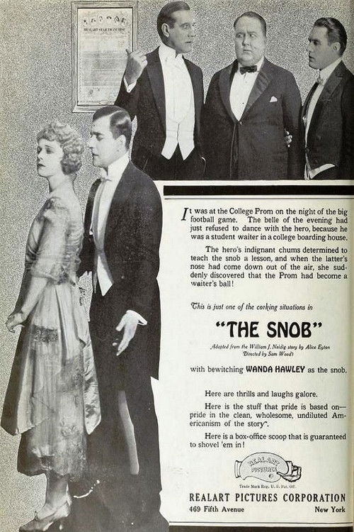 The Snob (1921) poster