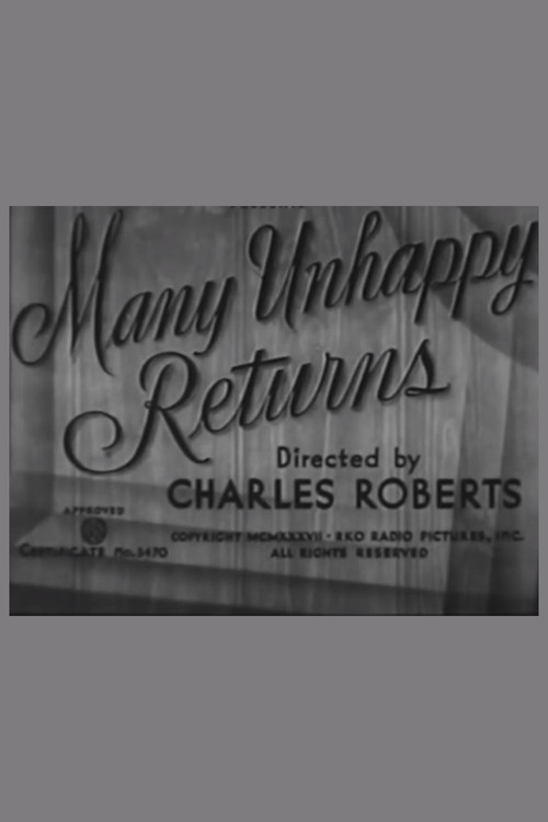 Many Unhappy Returns (1937) poster