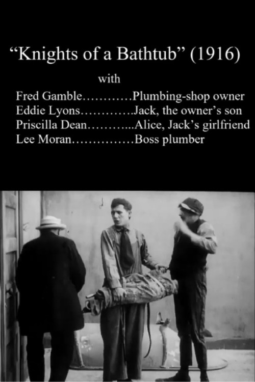 Knights of a Bathtub (1916) poster