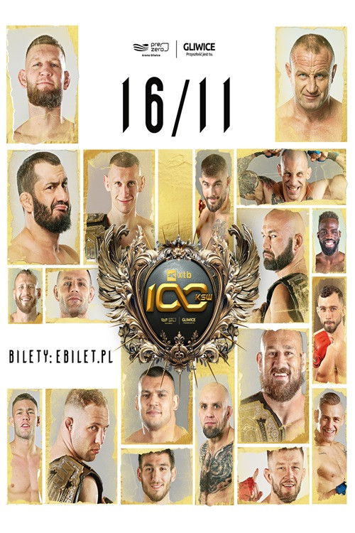 KSW 100: Khalidov vs. Bartosinski (2024) poster