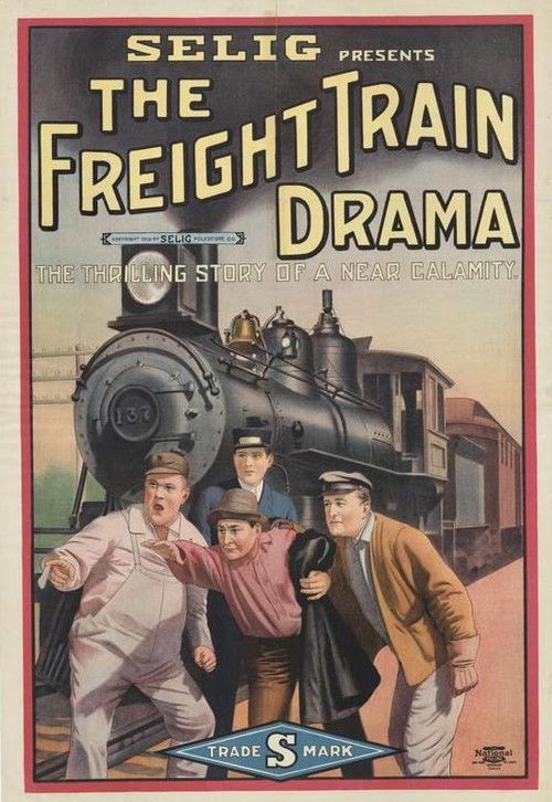 A Freight Train Drama (1912) poster