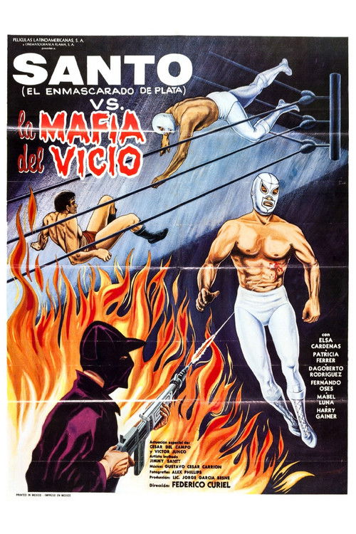 Santo contra la mafia del vicio (1971) poster