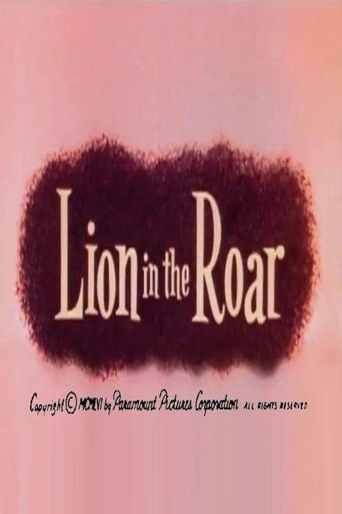 Lion in the Roar (1956) poster