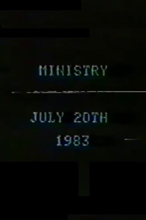 Ministry July 20th, 1983 poster