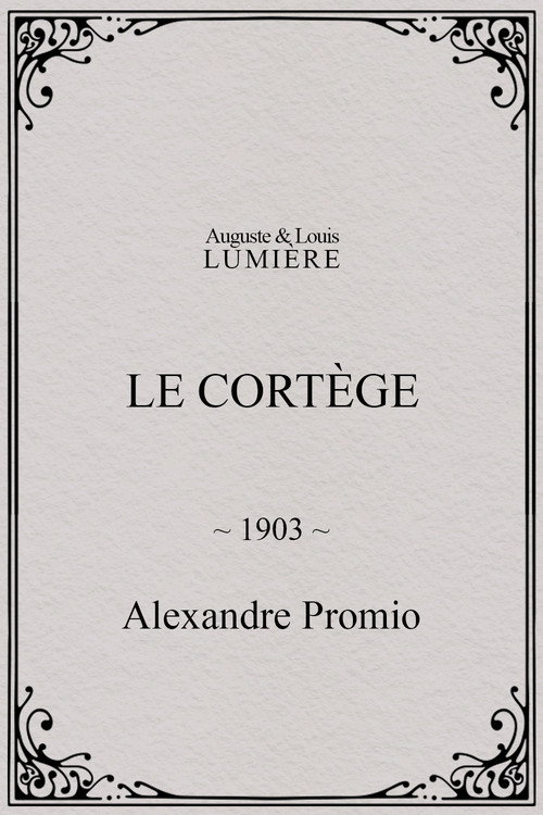 Le cortège (1903) poster