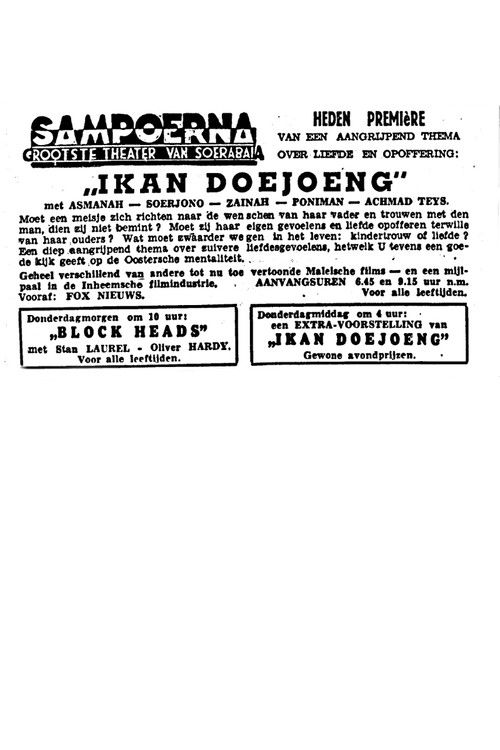 Ikan Doejoeng (1941) poster