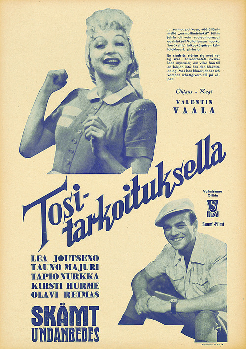 Tositarkoituksella (1943) poster
