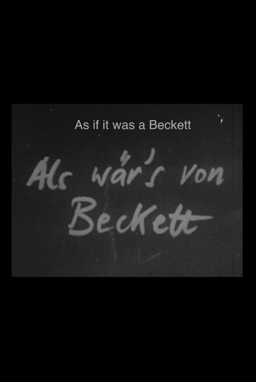 Als wär's von Beckett (1976) poster