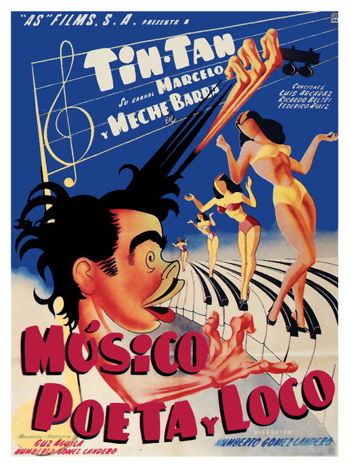 Músico, poeta y loco (1948) poster