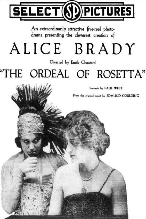 The Ordeal of Rosetta (1918) poster