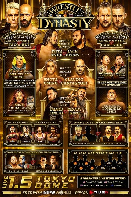 NJPW x AEW x CMLL x ROH x STARDOM: Wrestle Dynasty (2025) poster