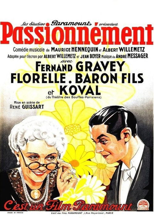 Passionately (1932) poster