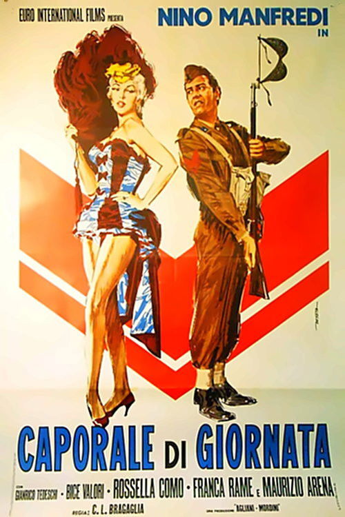 Corporal of the day (1958) poster