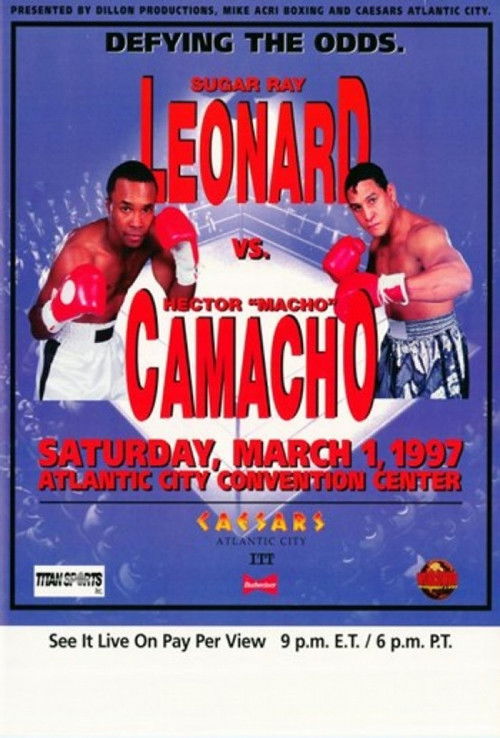Sugar Ray Leonard vs Hector Camacho (1997) poster