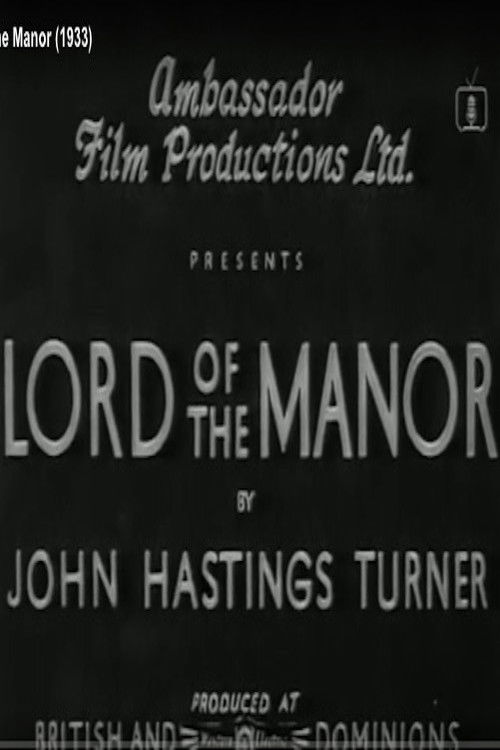Lord of the Manor (1933) poster
