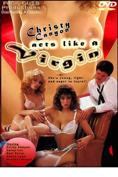 Christy Canyon Acts Like A Virgin (1985) poster