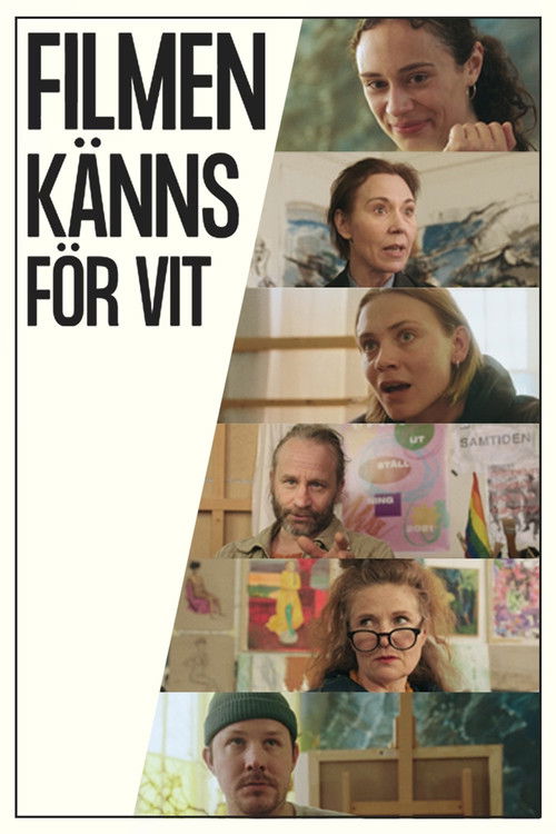 Filmen känns för vit (2023) poster