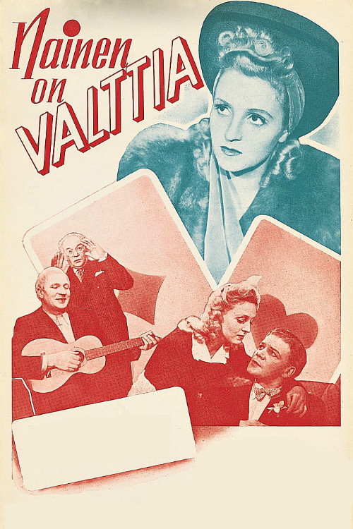 Nainen on valttia (1944) poster