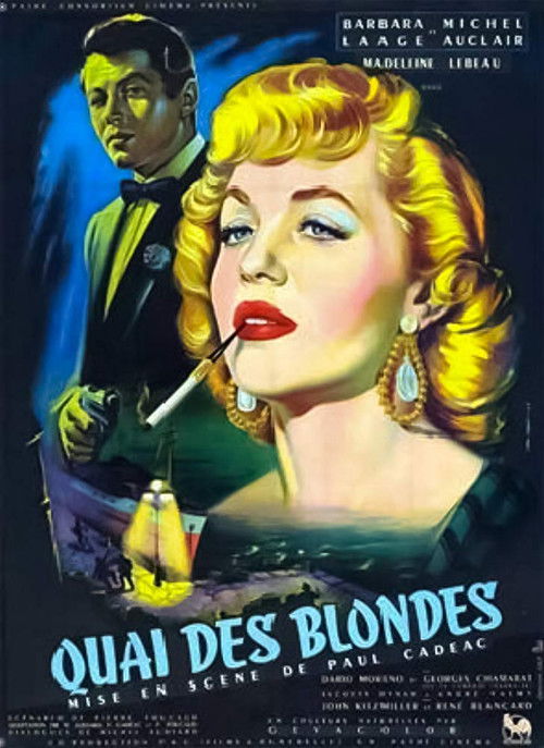 Quai des blondes (1954) poster